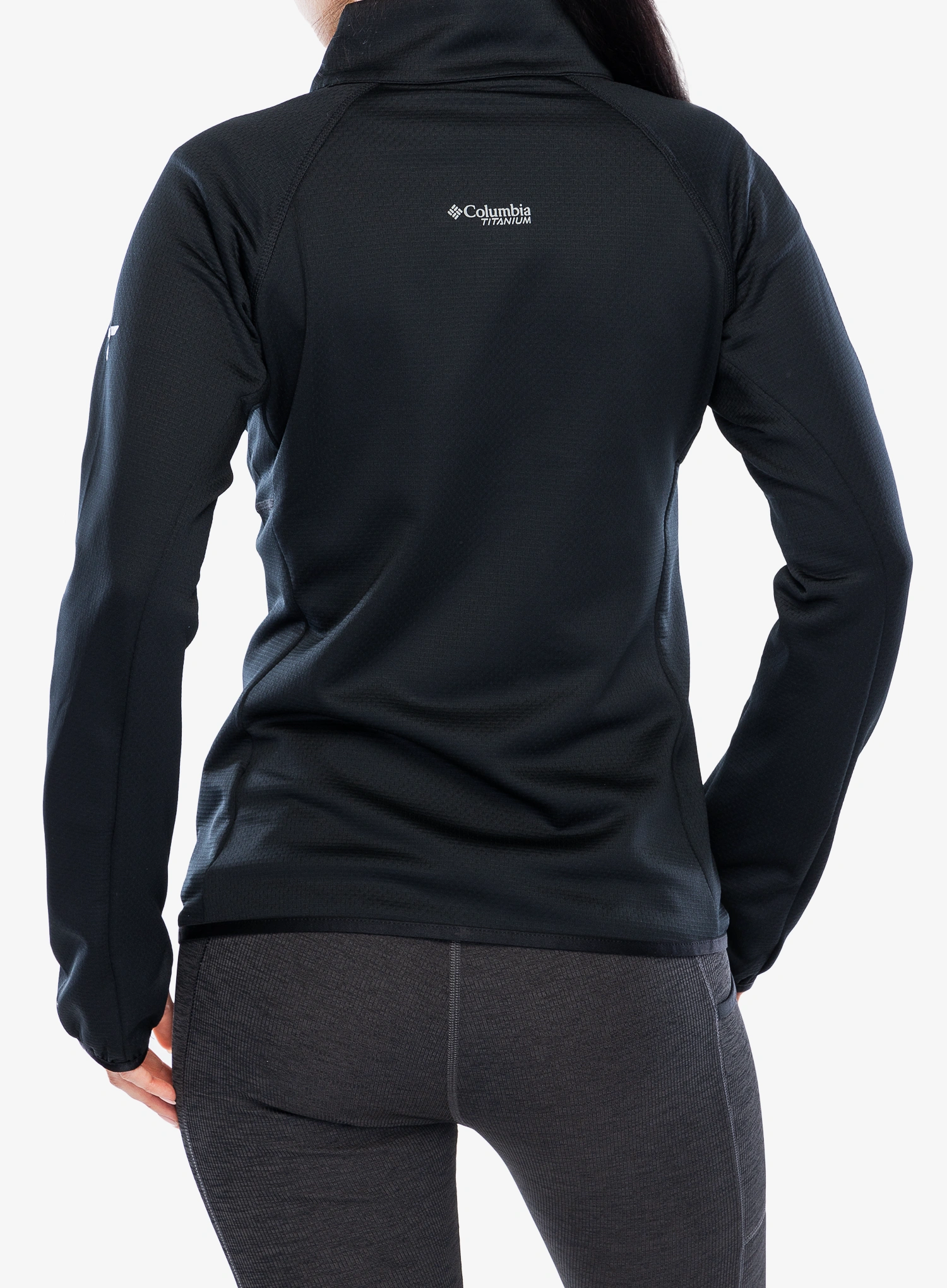 Дамски поларен суичър Columbia Triple Canyon Grid Fleece Full Zip - black/black