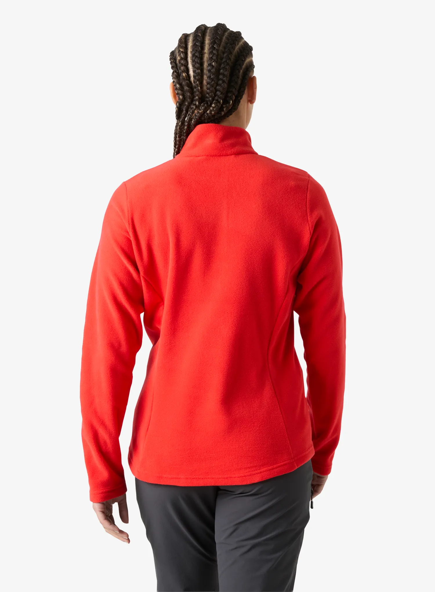 Дамски поларен суичър Helly Hansen Daybreaker 1/2 Zip Fleece - alert red