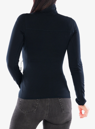 Дамски поларен суичър Oakley Canopy Full Zip Sweatshirt - blackout/blackout