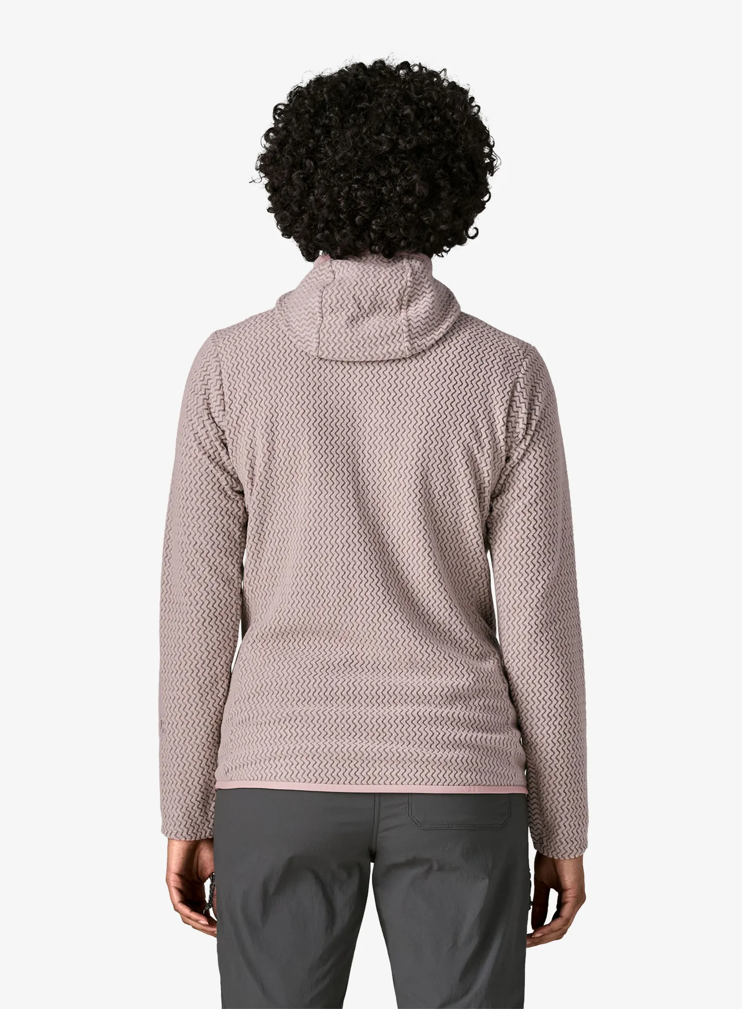 Дамски поларен суичър Patagonia R1 Air Full-Zip Hoody - stingray mauve