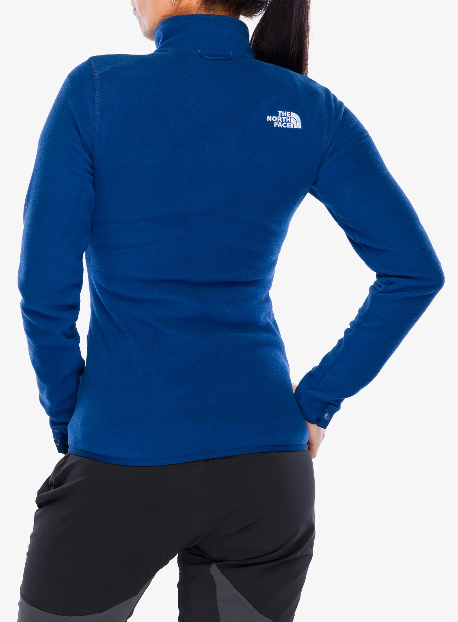 Дамски поларен суичър The North Face 100 Glacier FZ - estate blue