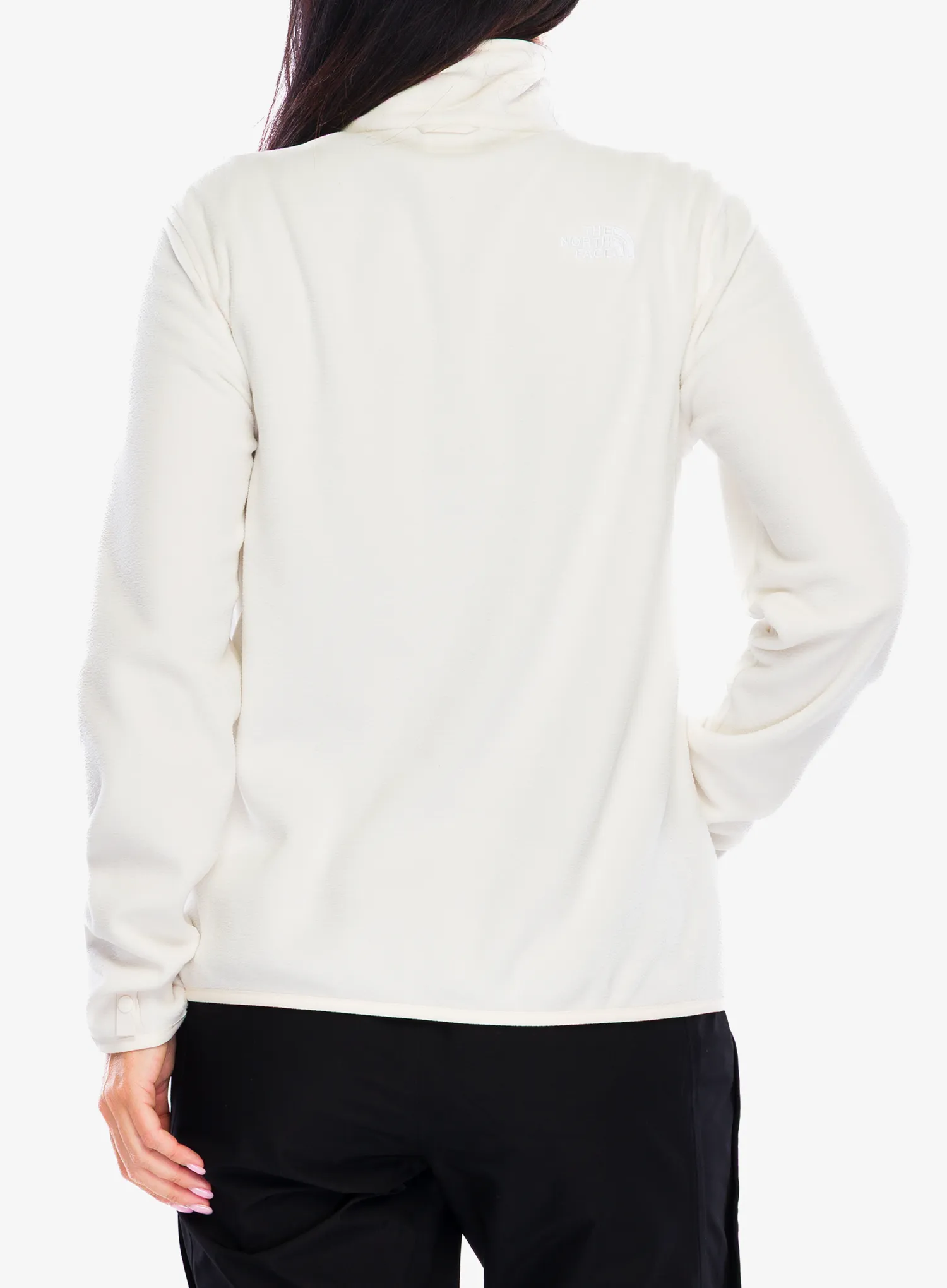Дамски поларен суичър The North Face Glacier Fleece Jacket - white dune