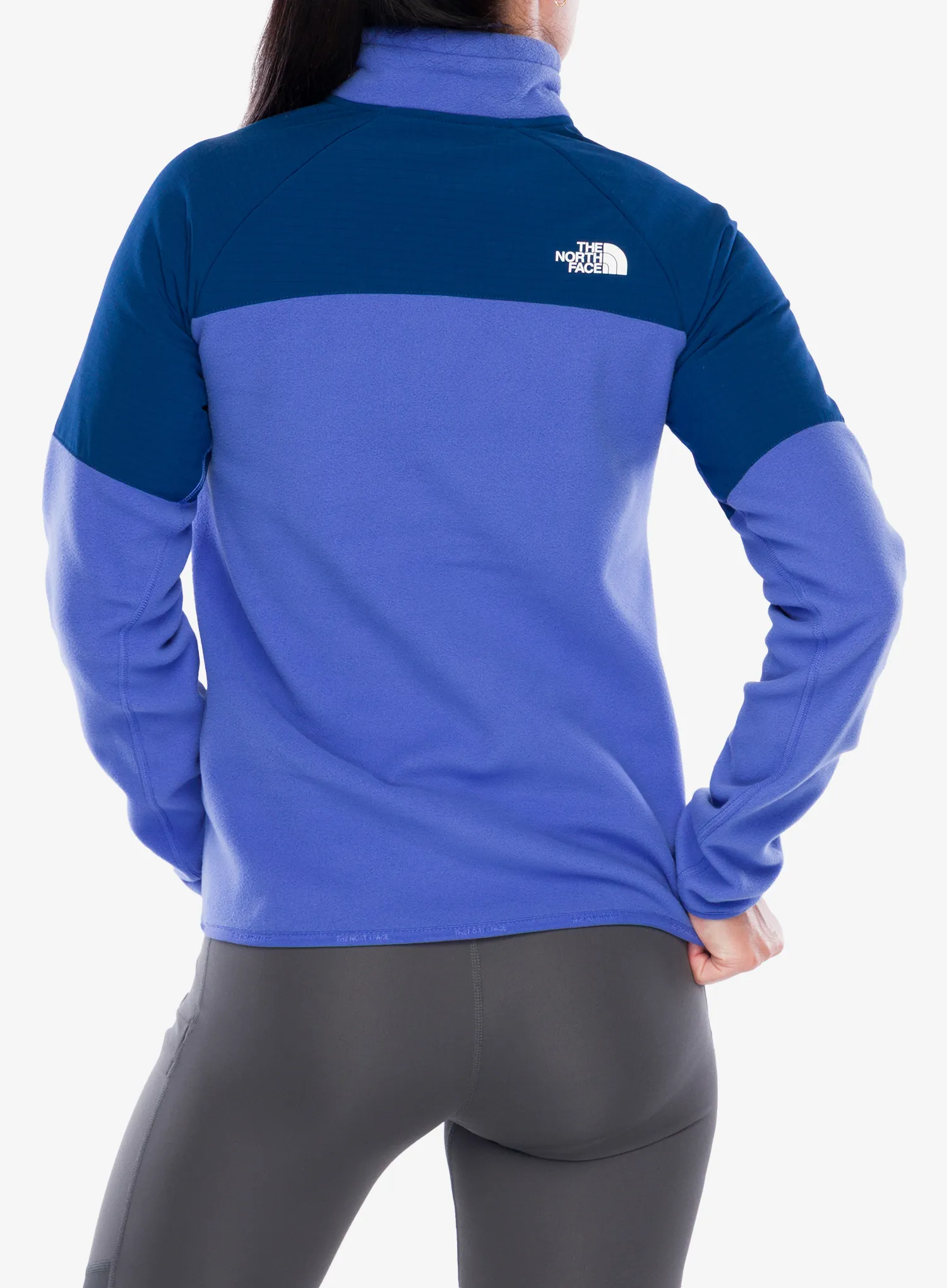 Дамски поларен суичър The North Face Glacier Heavyweight 1/2 Zip Jacket - indigo plum/estate blue