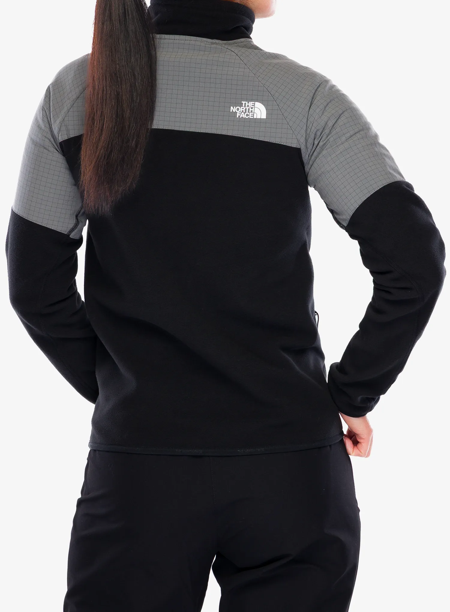 Дамски поларен суичър The North Face Glacier Heavyweight 1/2 Zip Jacket - tnf black/smoked pearl