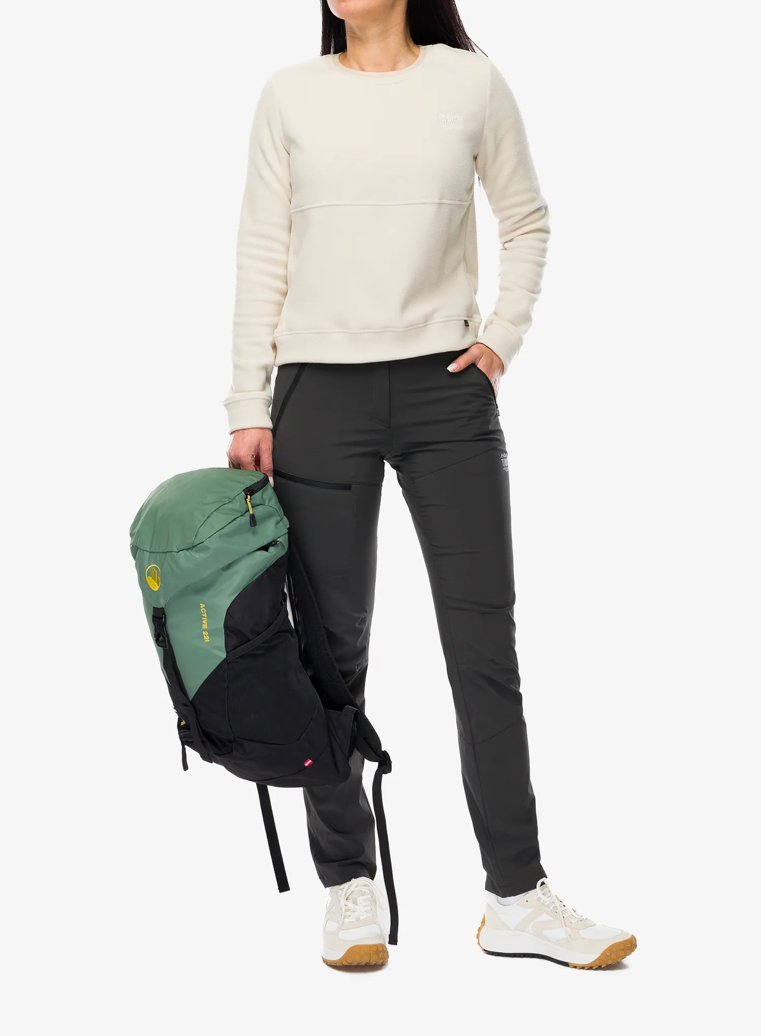 Дамски поларен суичър Turbat Scout Fleece - fog beige