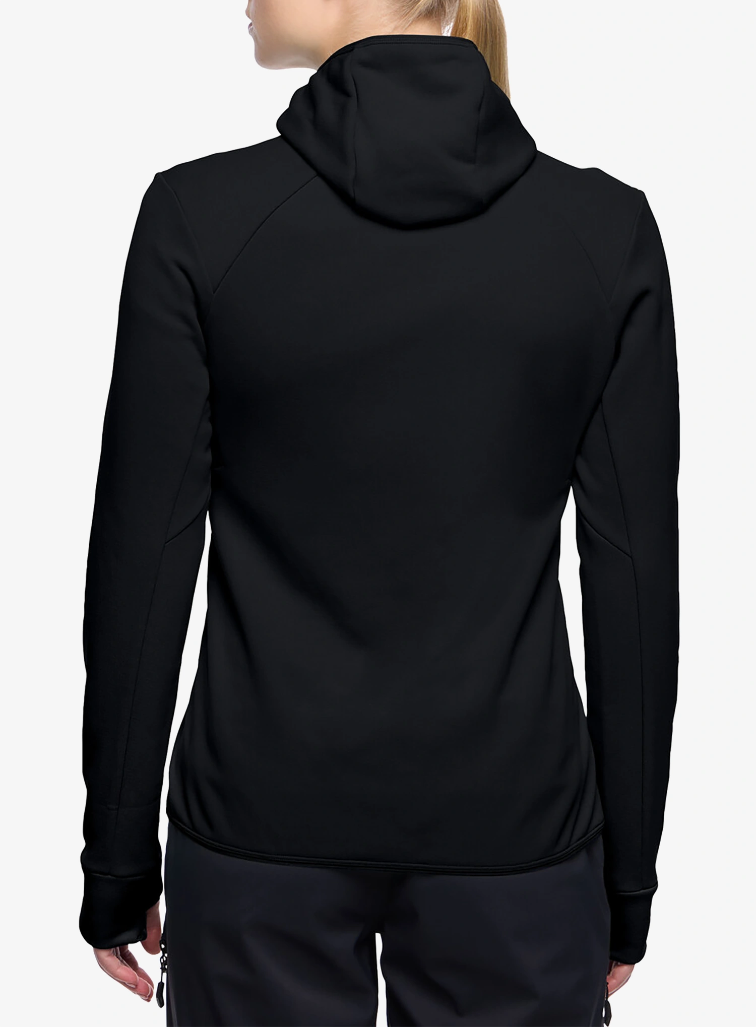 Дамски поларен суичър Vaude Monviso Fleece Jacket III - black/black