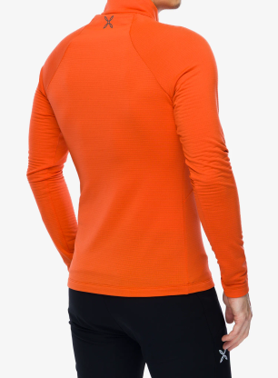 Поларен суичър Montura Peak Power Grid Polartec Anorak - orange