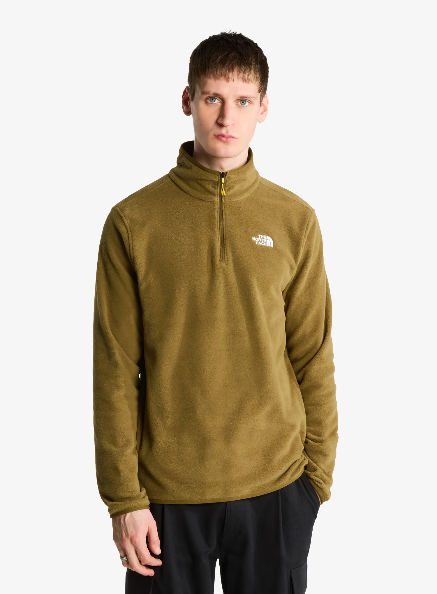 Поларен суичър The North Face Glacier Fleece 1/4 Zip Jacket - caraway seed