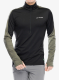 Поларен суичър Vaude Livigno Halfzip II - black/khaki