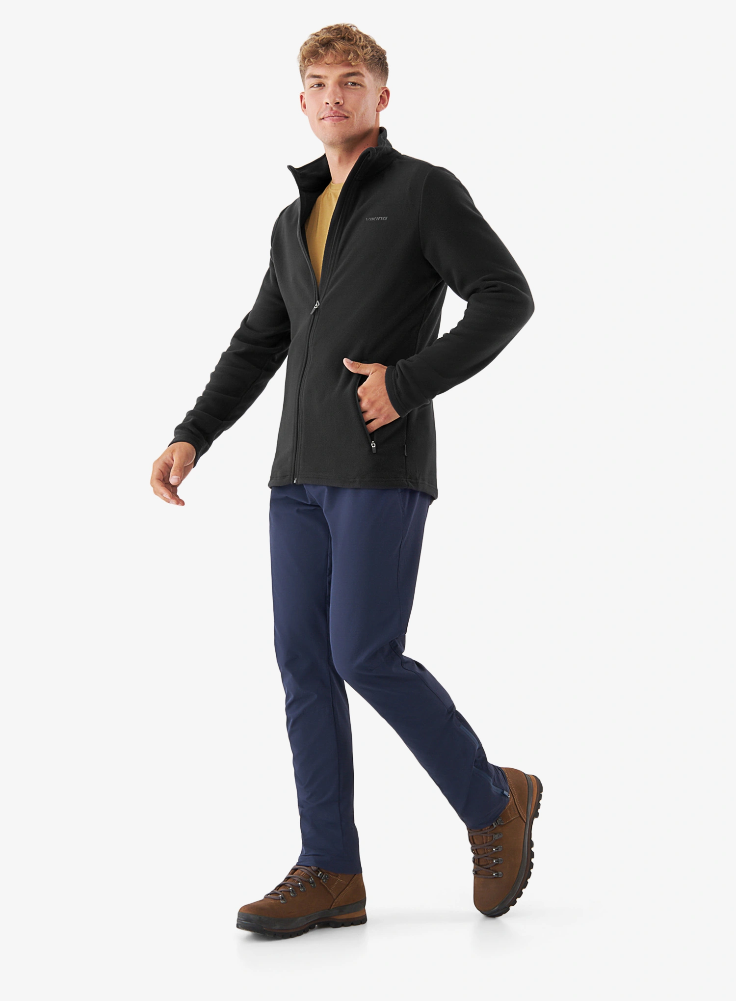 Поларен суичър Viking Midlayer Fleece Tesero Polartec - black