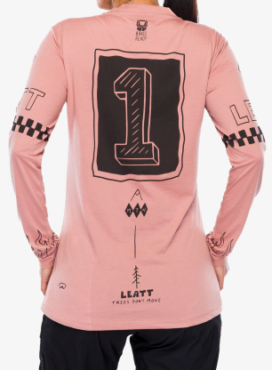 Дамски велосипеден суичър Leatt MTB Gravity 3.0 Long Sleeve - dusty pink