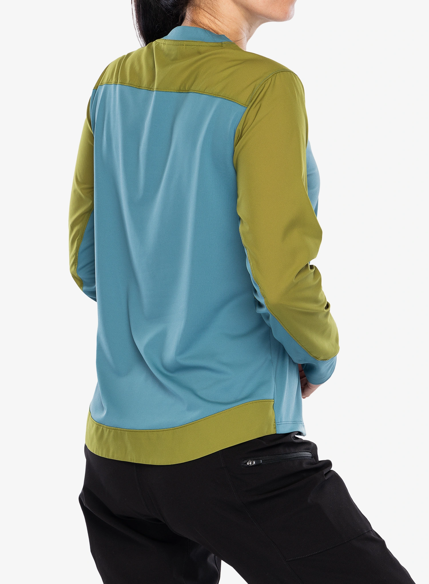 Дамски велосипеден суичър Patagonia LS Dirt Craft Jersey - wetland blue
