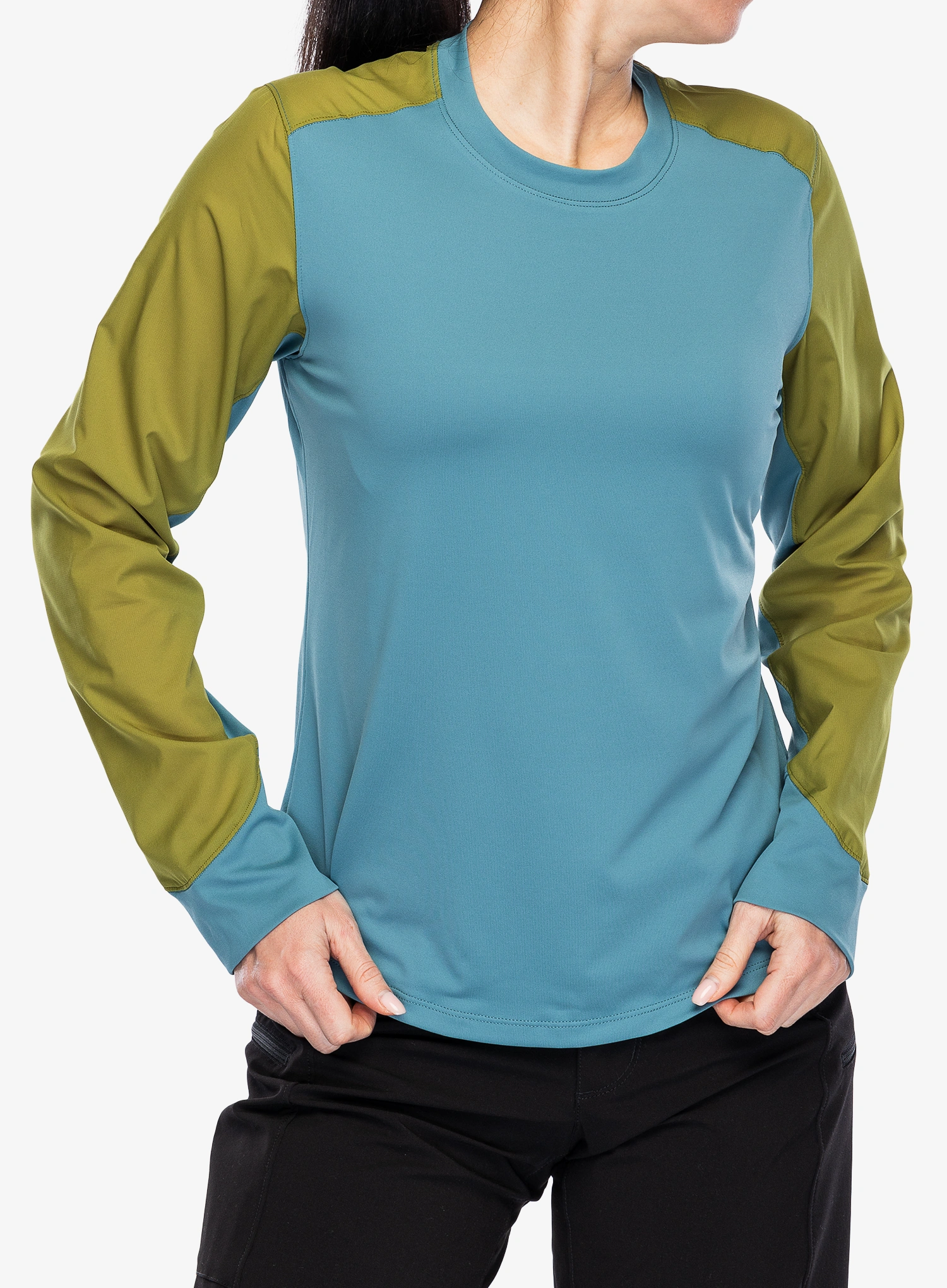 Дамски велосипеден суичър Patagonia LS Dirt Craft Jersey - wetland blue