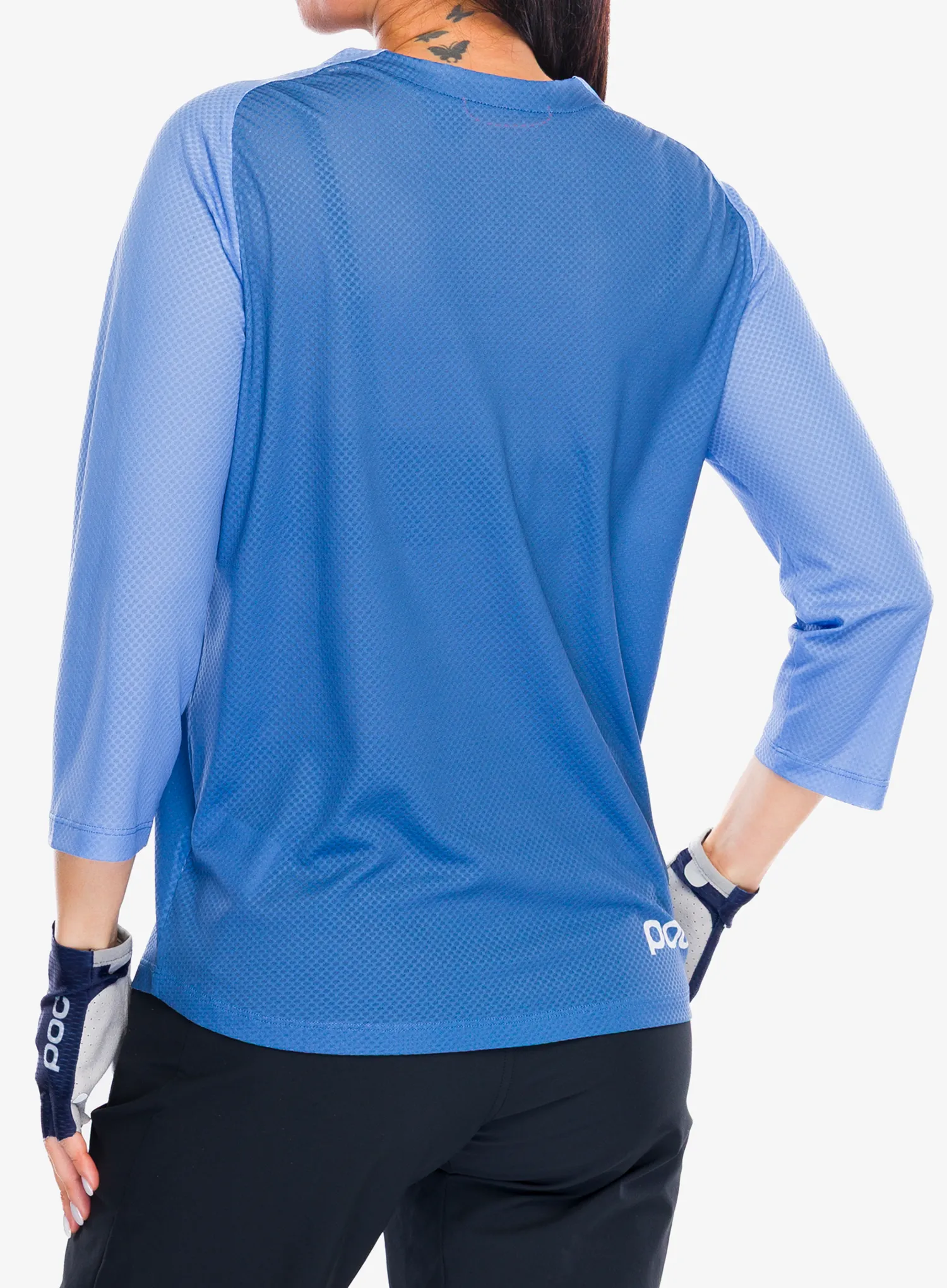 Дамски велосипеден суичър POC Motion Air 3/4 Jersey - bazzite blue