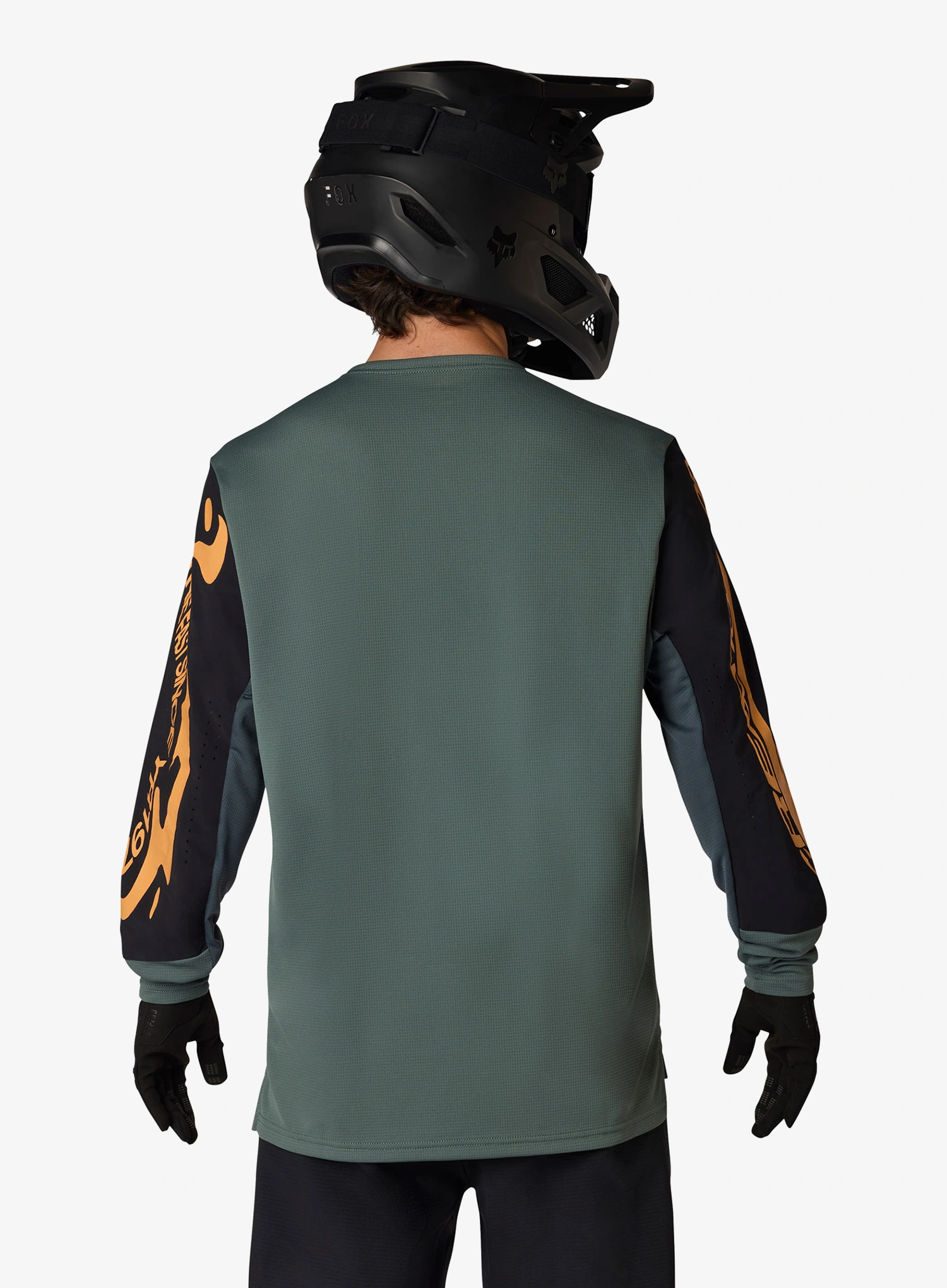 Велосипеден суичър Fox Defend LS Jersey Creation - sage