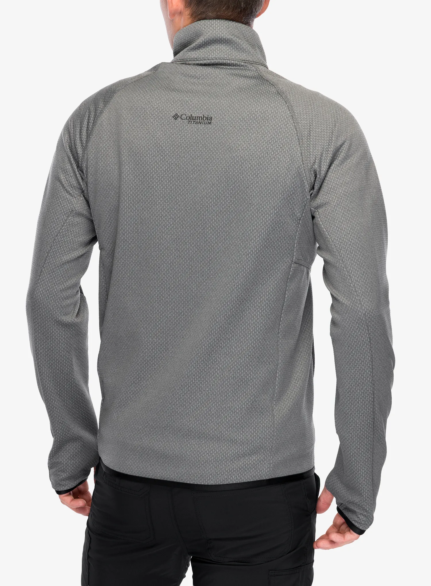 Суичър с цип Columbia Triple Canyon Grid Fleece Full Zip II - city grey