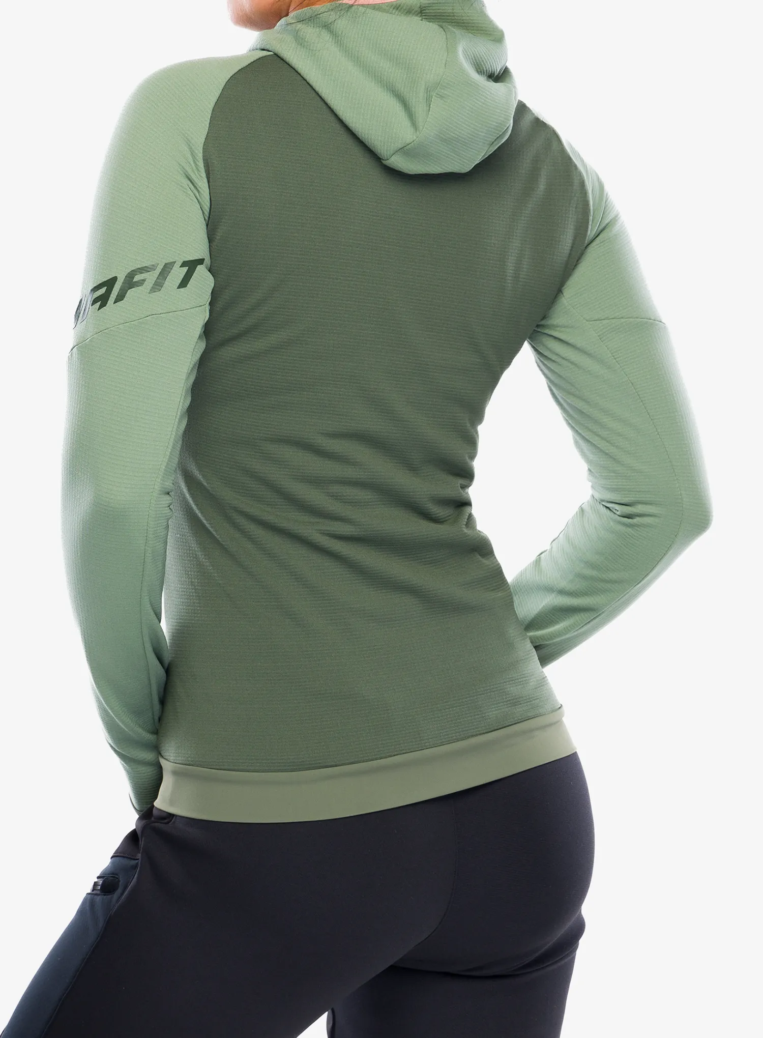 Дамски суичър с цип Dynafit Radical Polartec Hooded Jacket - sage