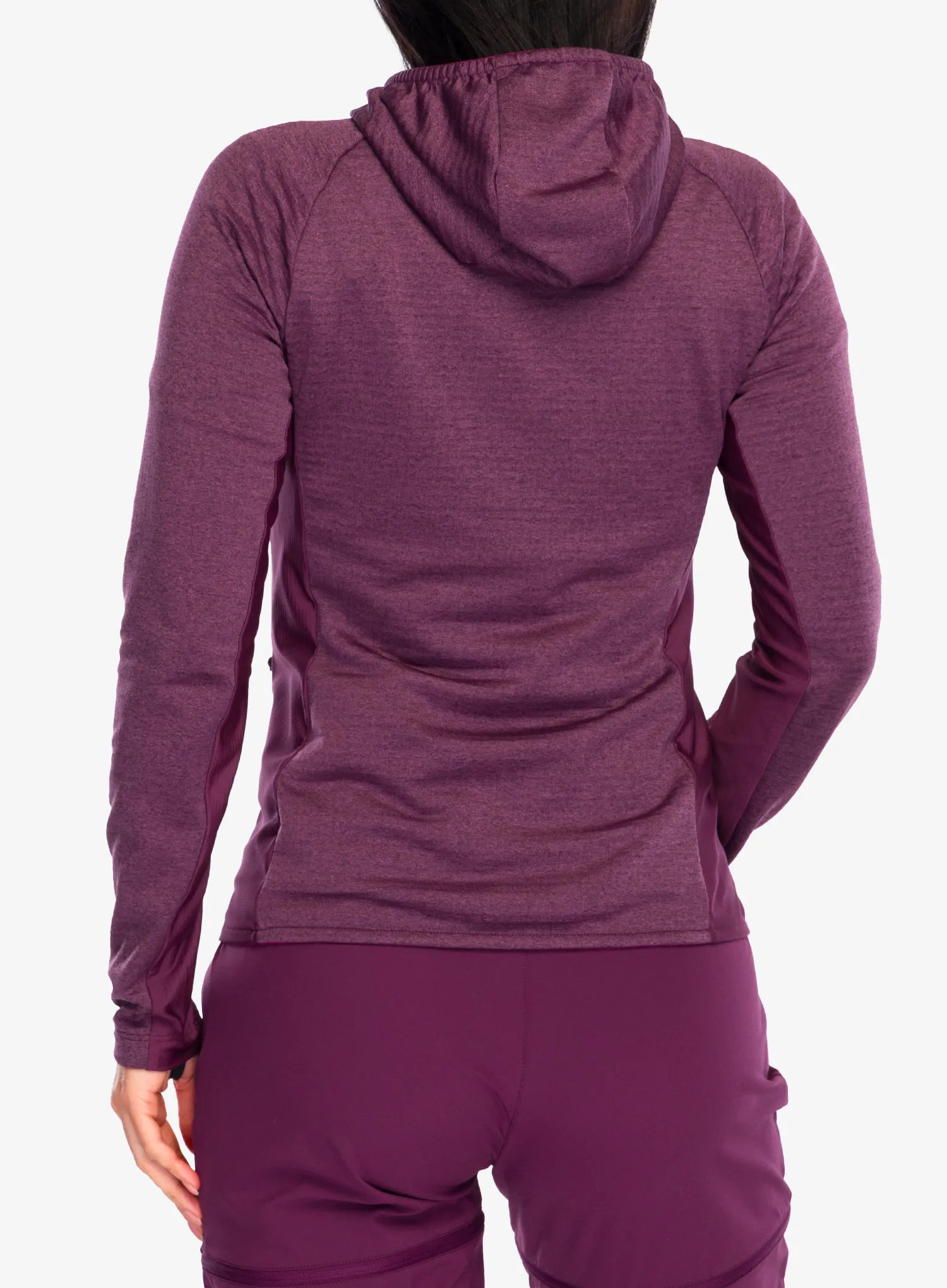 Дамски суичър с цип Montura Dolomiti Hooded Maglia - wine red