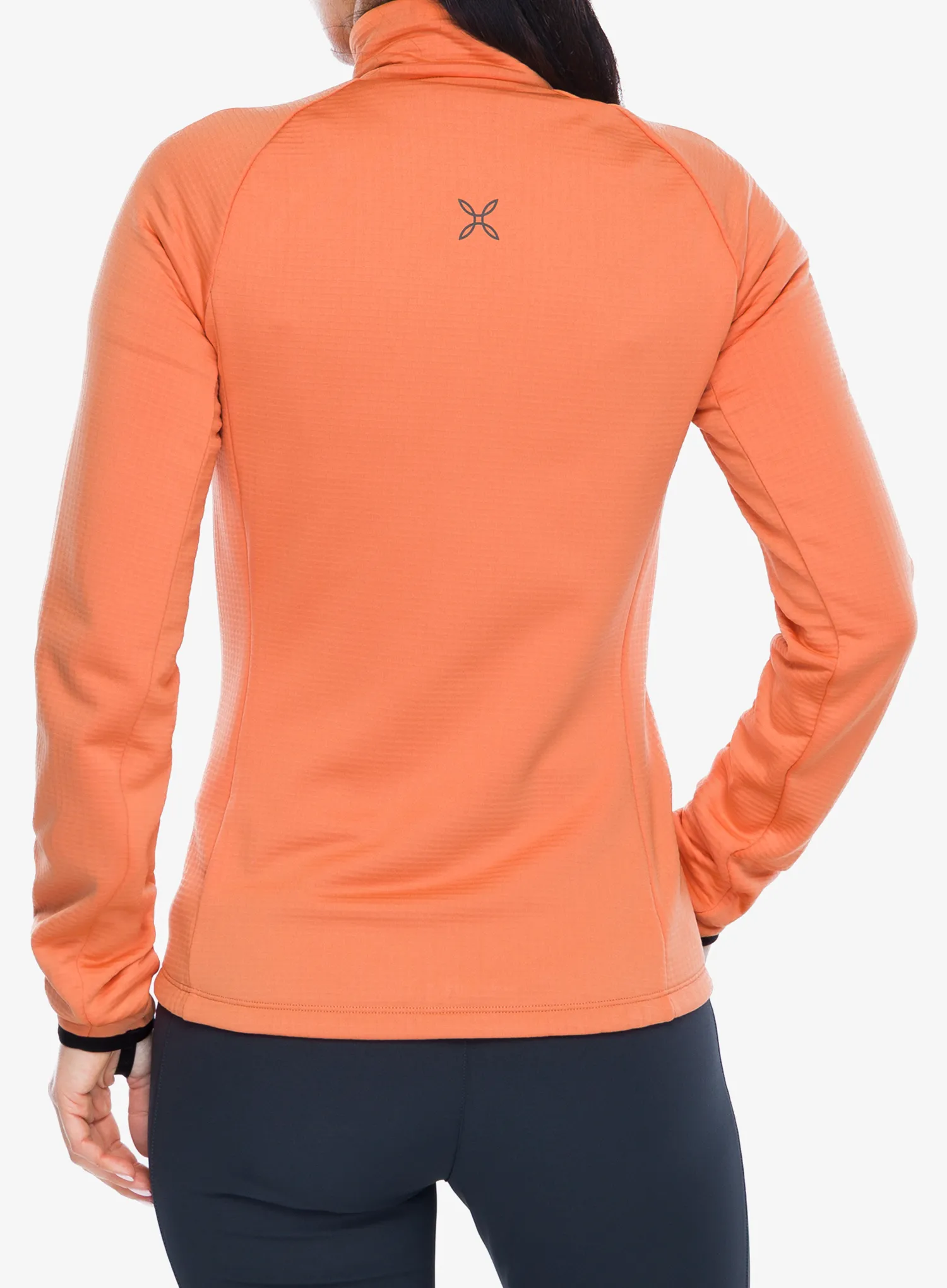 Дамски суичър с цип Montura Fadis Grid Maglia - melon