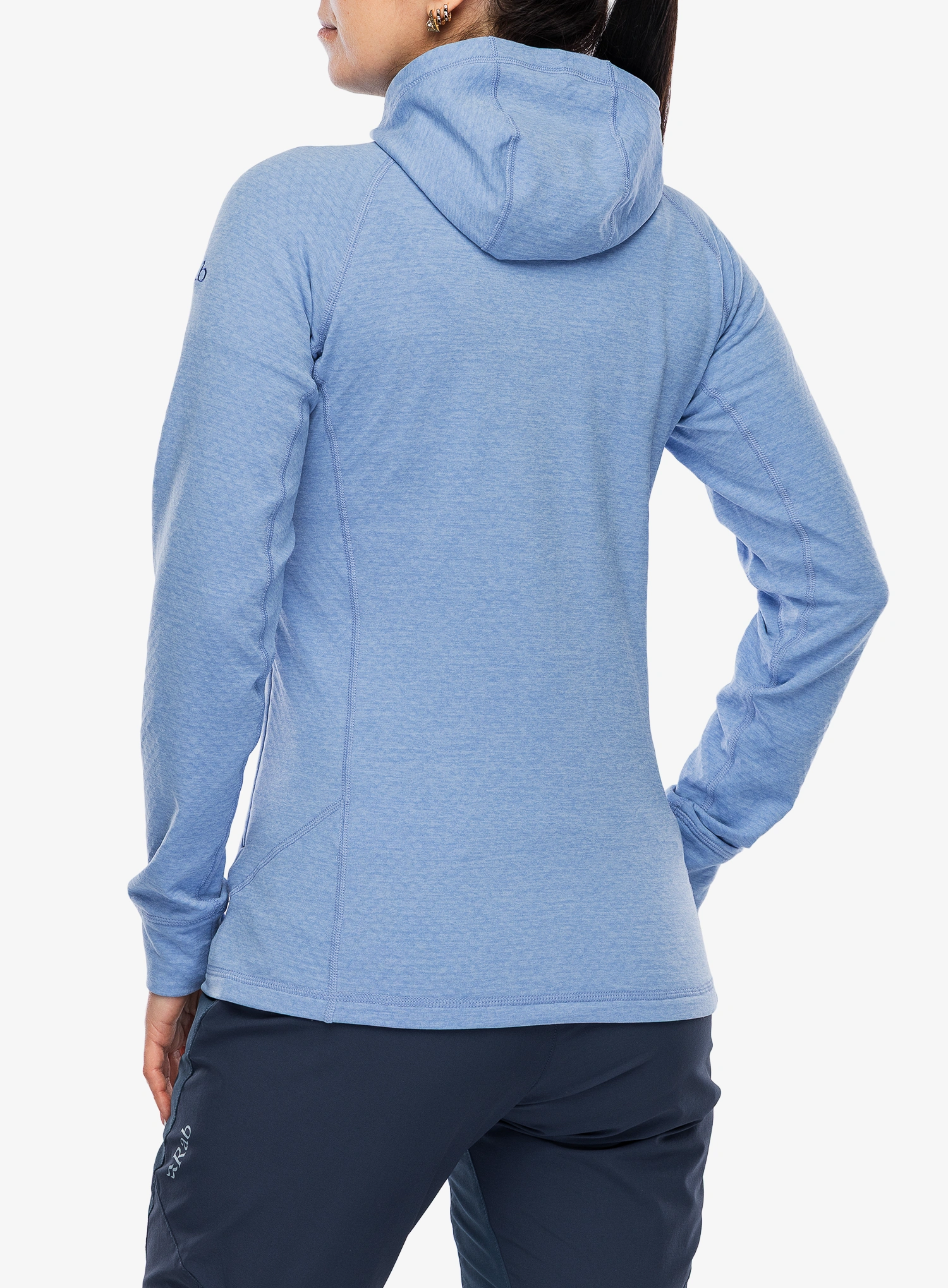 Дамски суичър с цип Rab Nexus Hoody - bluebird