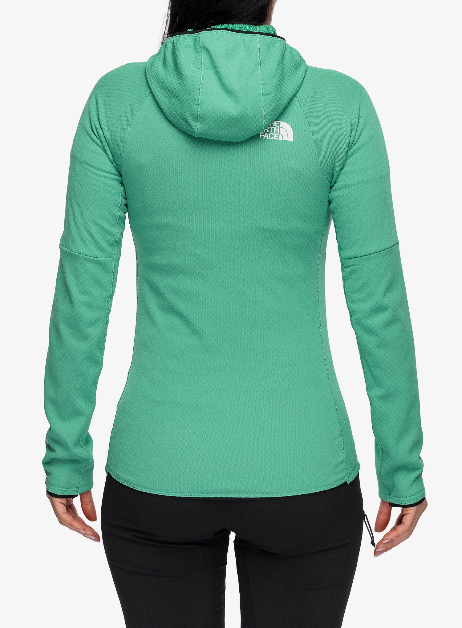 Дамски суичър с цип The North Face Summit FutureFleece FZ Hoodie - nebula green