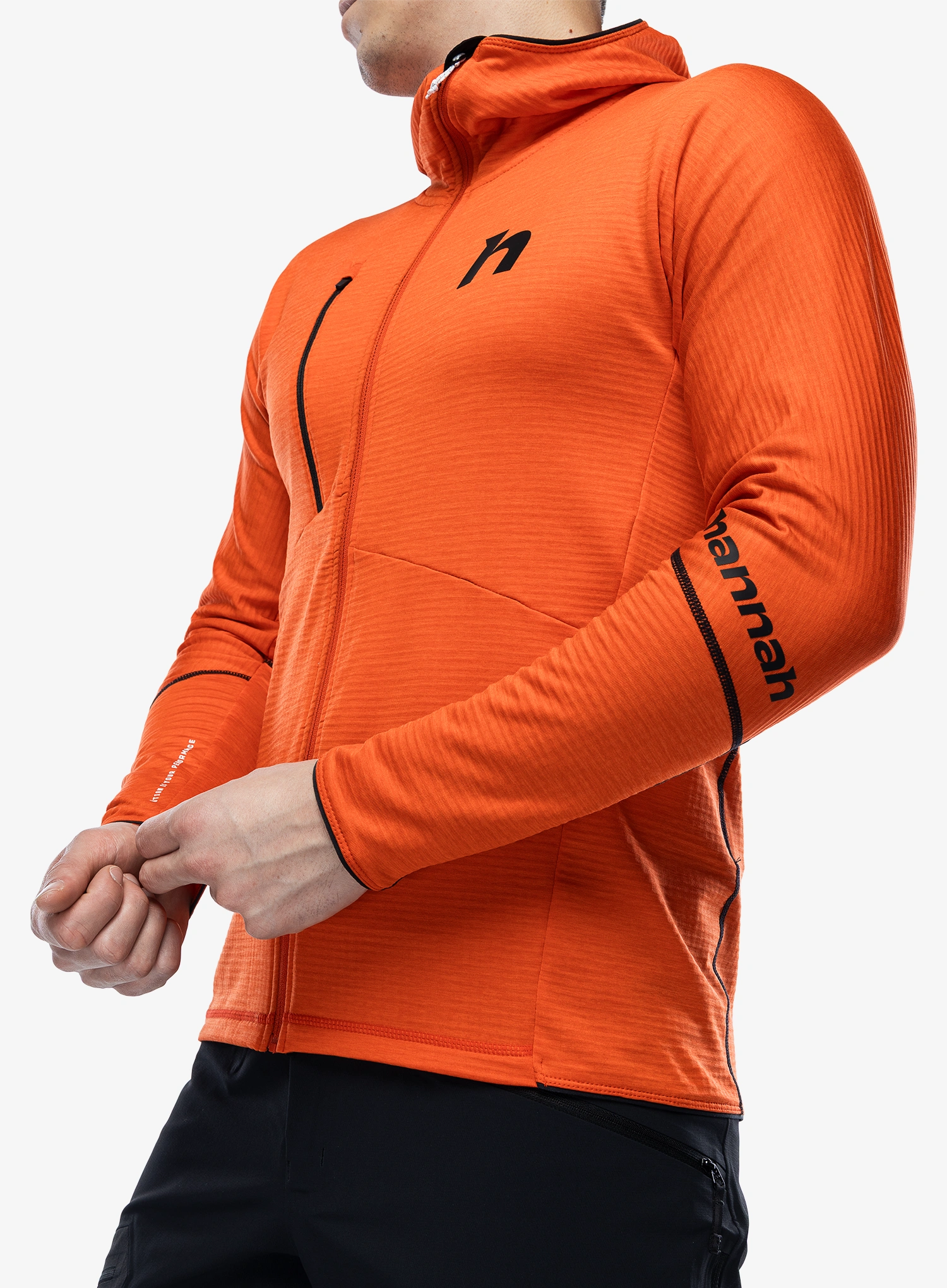 Суичър с цип Hannah Niro Hoody - spicy orange mel