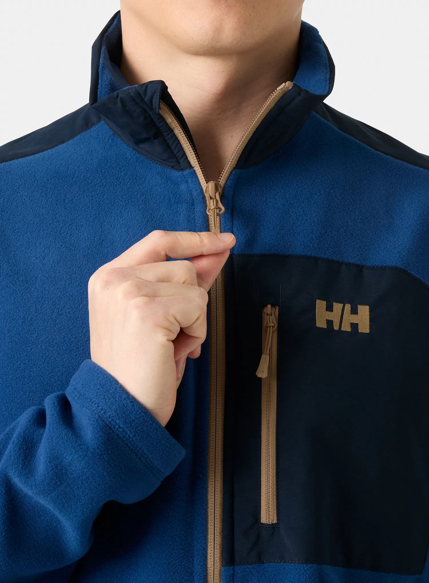 Суичър с цип Helly Hansen Daybreaker Block Jacket - dark blue