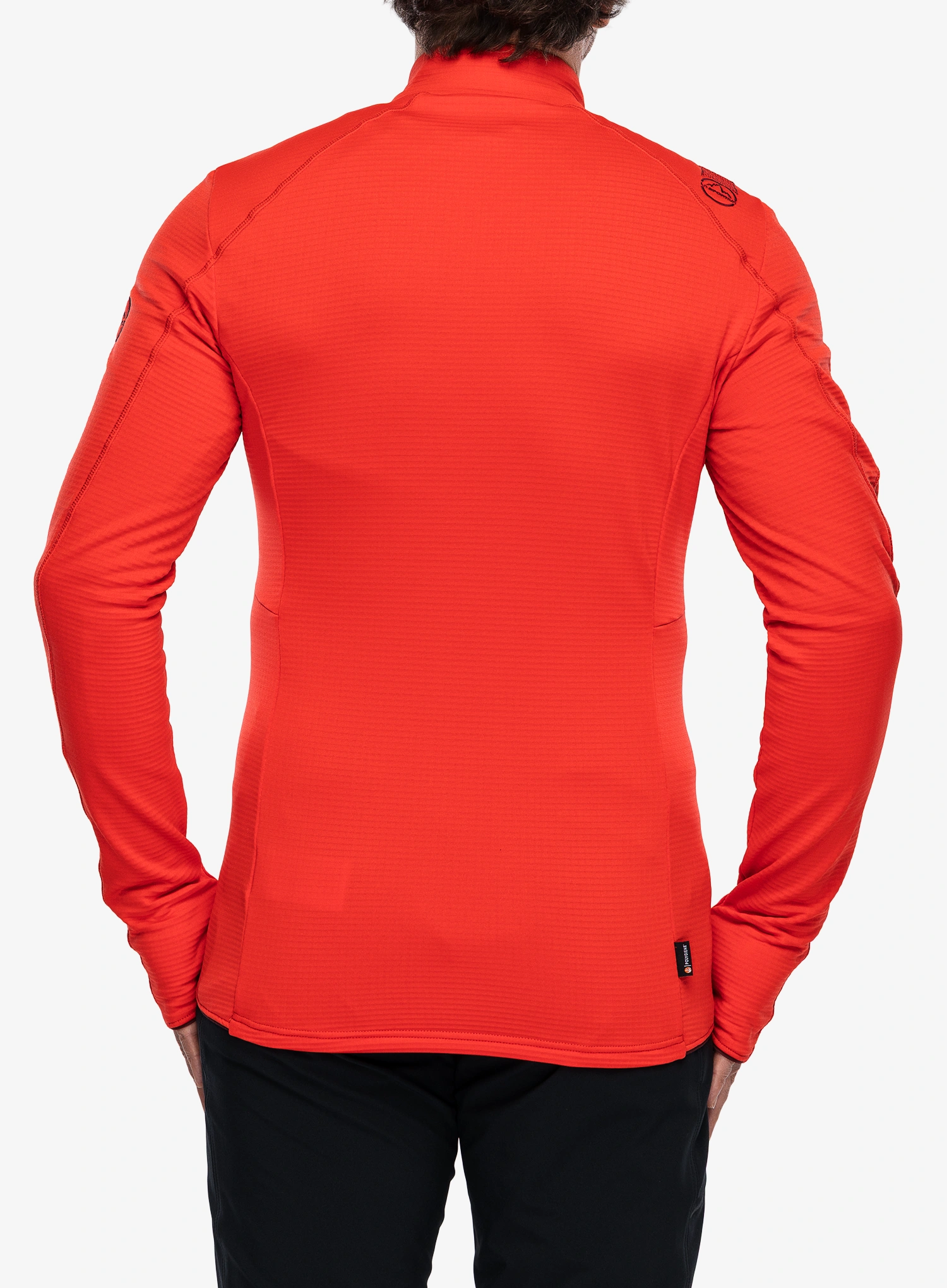 Суичър с цип La Sportiva Chill Thermal Jacket - mountain red