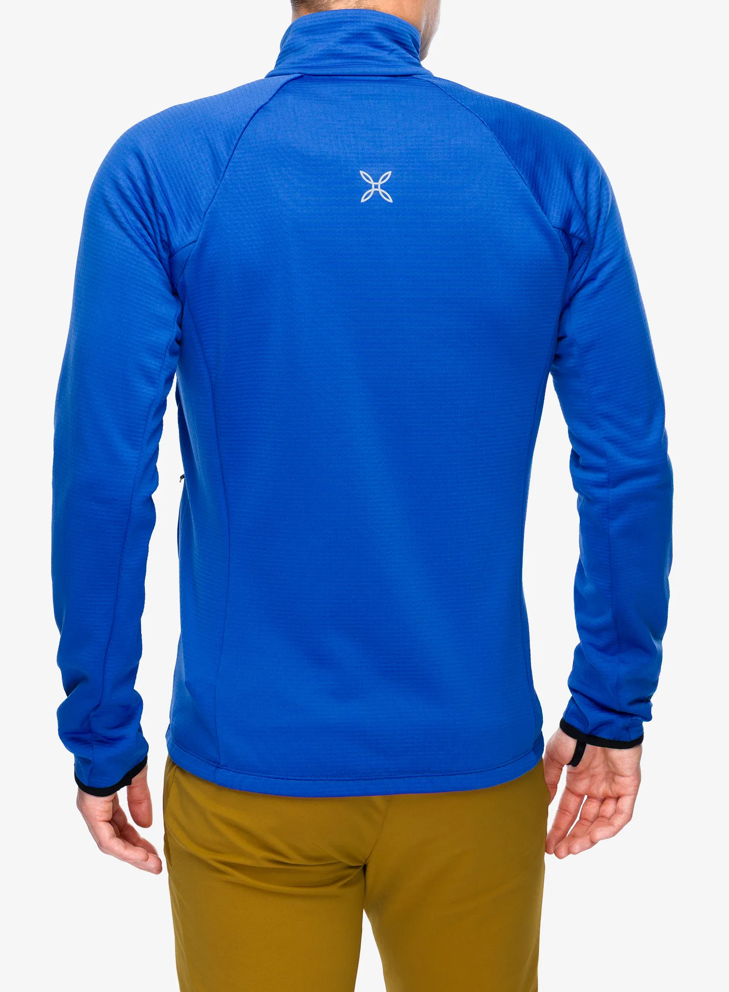 Суичър с цип Montura Fadis Grid Maglia - b.blue