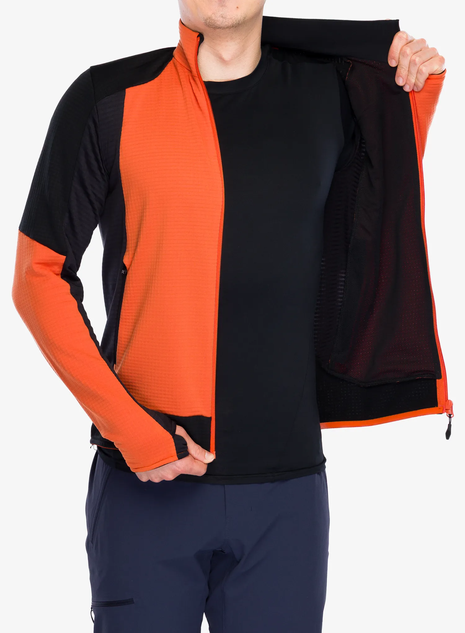 Суичър с цип Montura Stretch Color Maglia - orange/orange