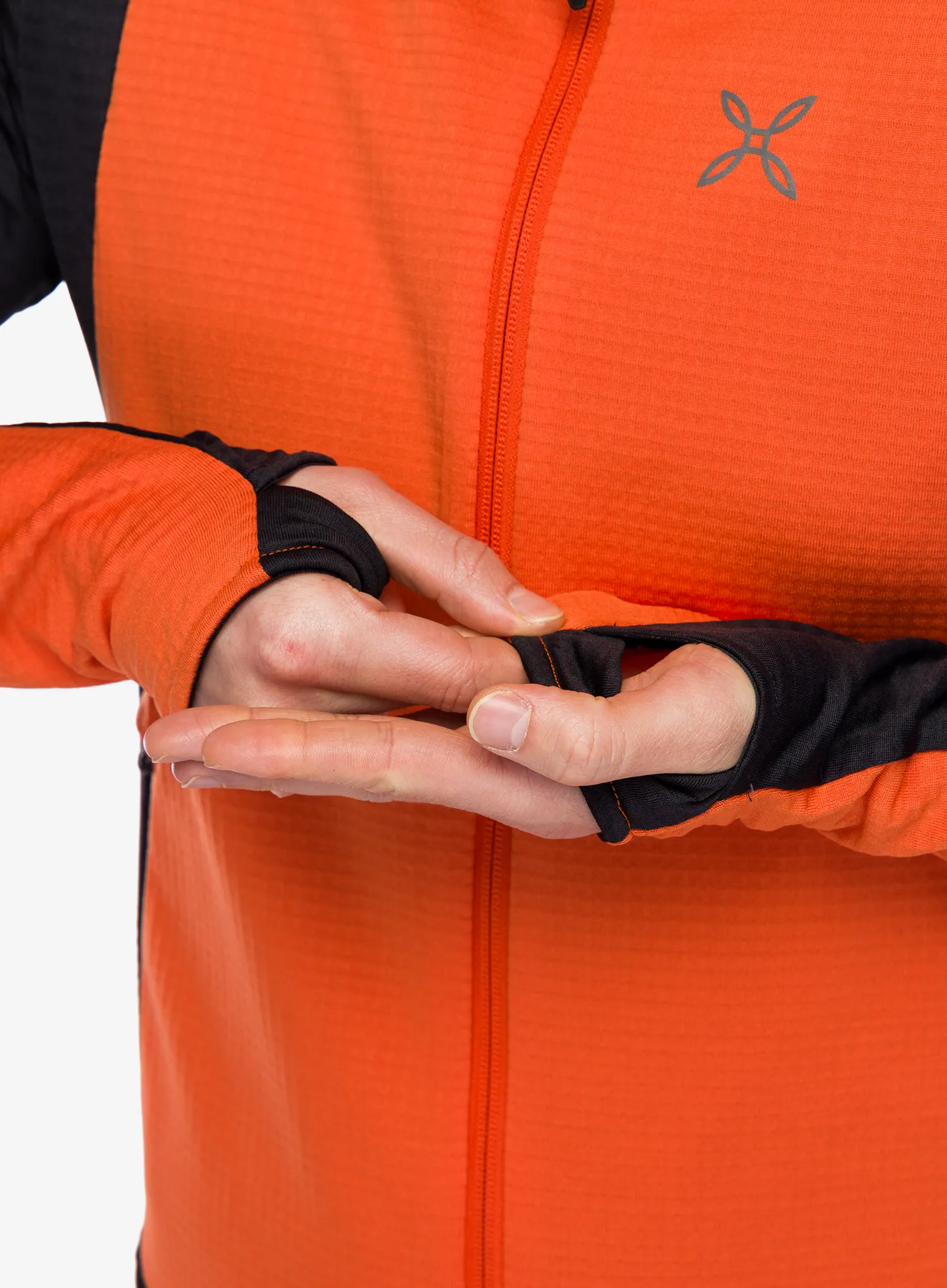 Суичър с цип Montura Stretch Color Maglia - orange/orange