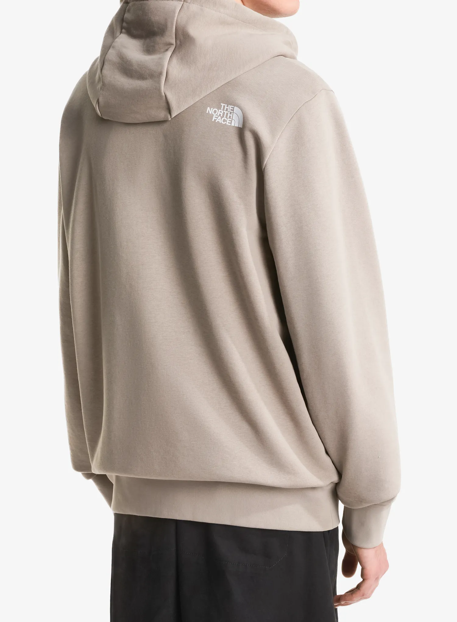 Суичър с цип The North Face Simple Dome Light Regular Full Zip Hoodie - stone slab