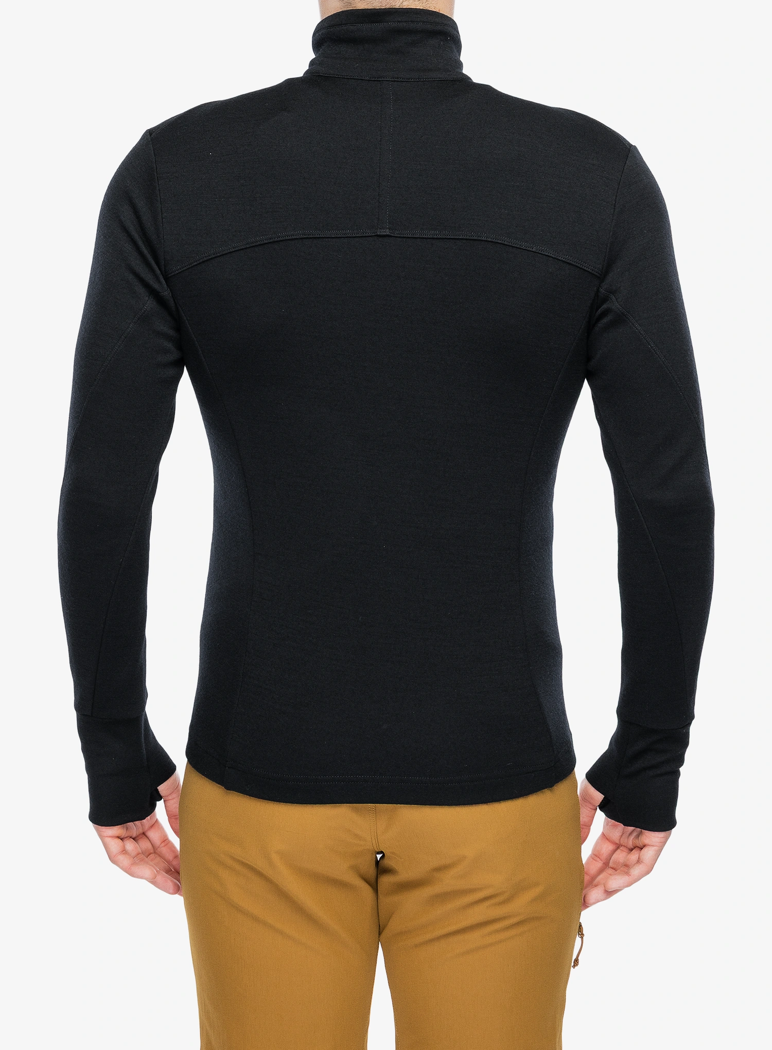 Суичър Sensor Merino Upper Fleece Full Zip - black