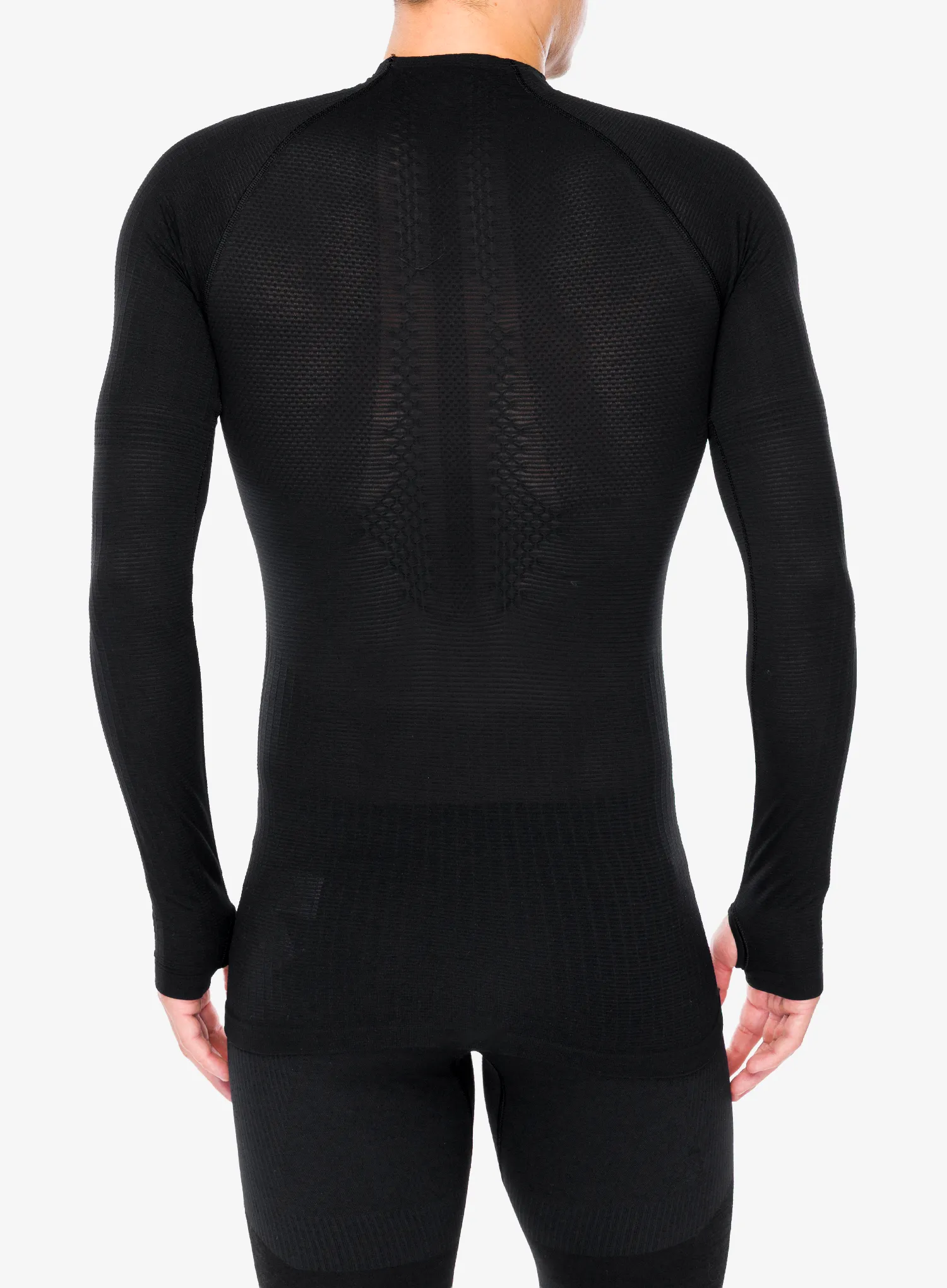 Термоактивен суичър Compressport 3D Thermo 110G LS Top - black