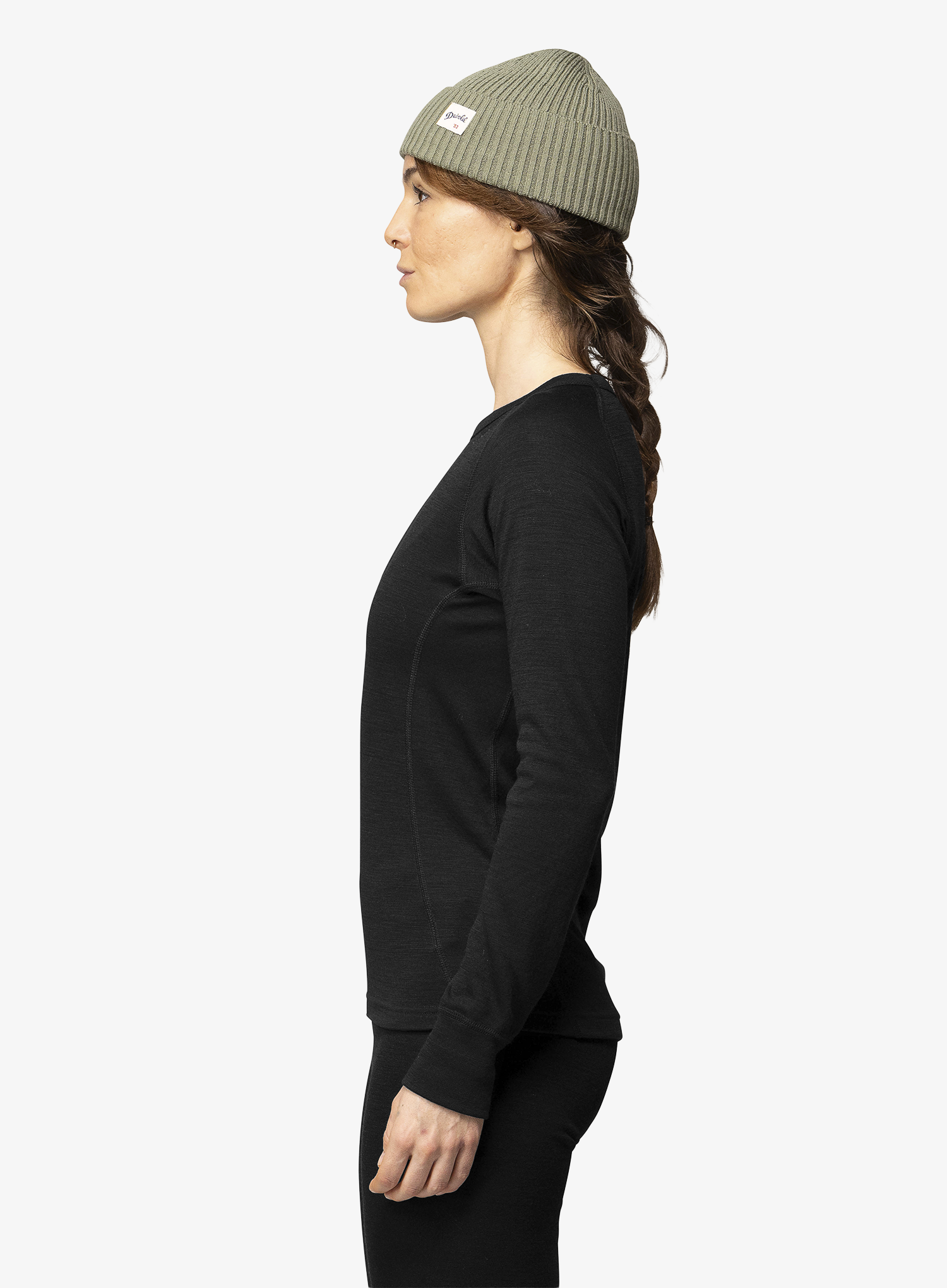 Дамски термоактивен суичър Devold Duo Active Merino 205 Shirt - black