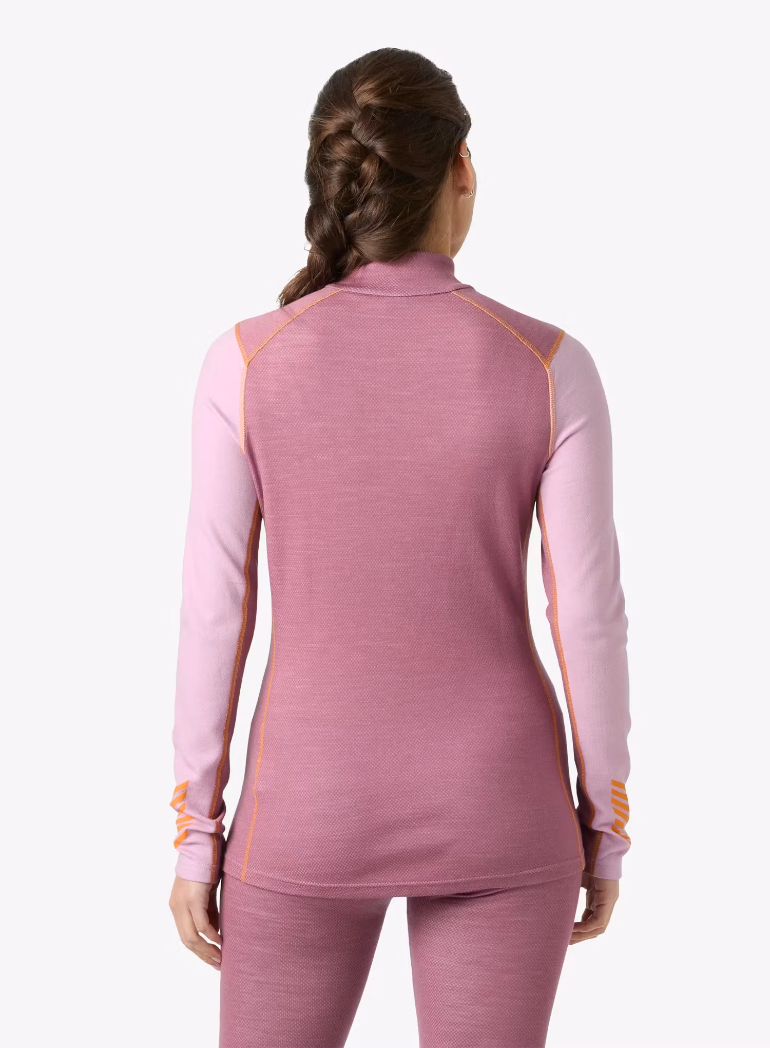 Дамски термоактивен суичър Helly Hansen LIFA Merino Midweight Graphic 1/2 Zip - cherry blossom new nordic