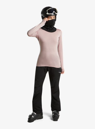 Дамски термоактивен суичър Icebreaker 260 Tech L/S Crewe - pink quartz
