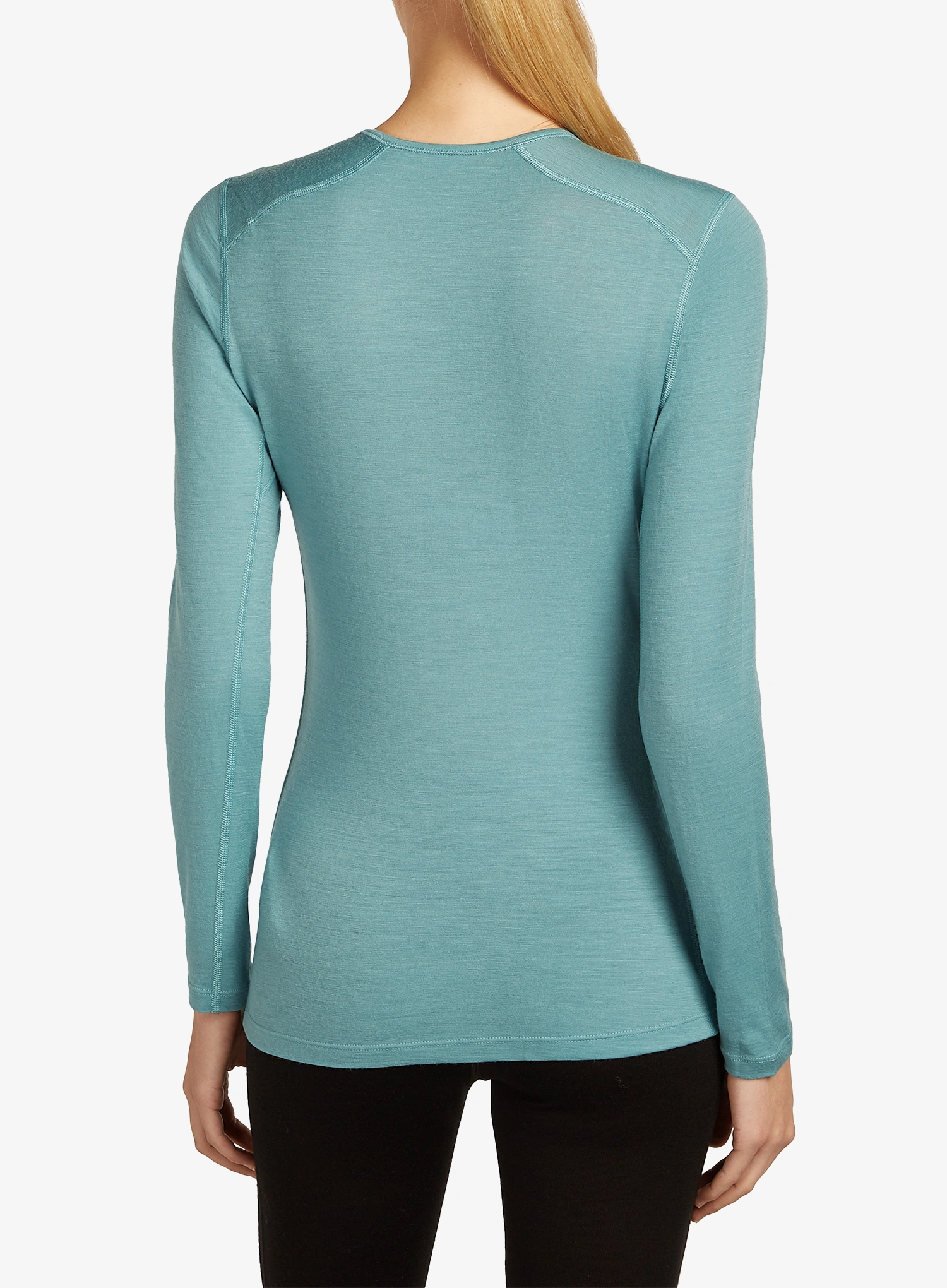 Дамски термоактивен суичър Icebreaker Merino 200 Oasis LS Crewe Rainer Ridge - hydro