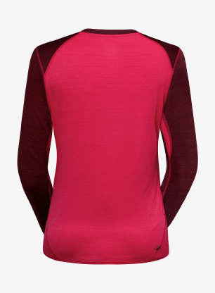 Дамски термоактивен суичър La Sportiva Tour Long Sleeve - azalea/redwood