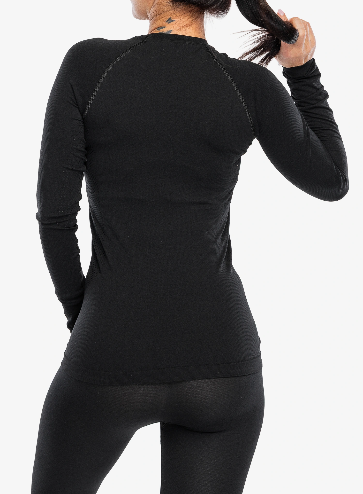 Дамски термоактивен суичър Montura Seamless Ultra-L Maglia - black/black