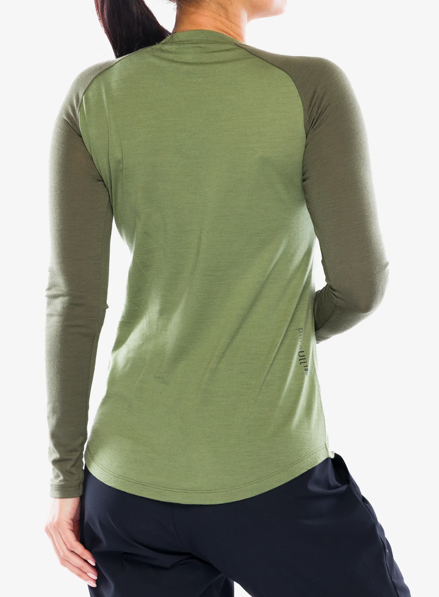 Дамски термоактивен суичър Norrona Femund Pureull Long Sleeve - loden green