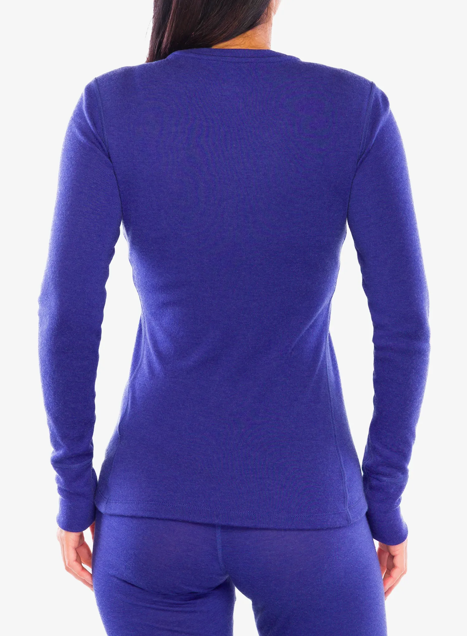 Дамски термоактивен суичър Odlo Merino 260 BL Top Crew Neck LS - skipper blue