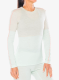 Дамски термоактивен суичър Ortovox 185 Rock N Wool Long Sleeve - white tea