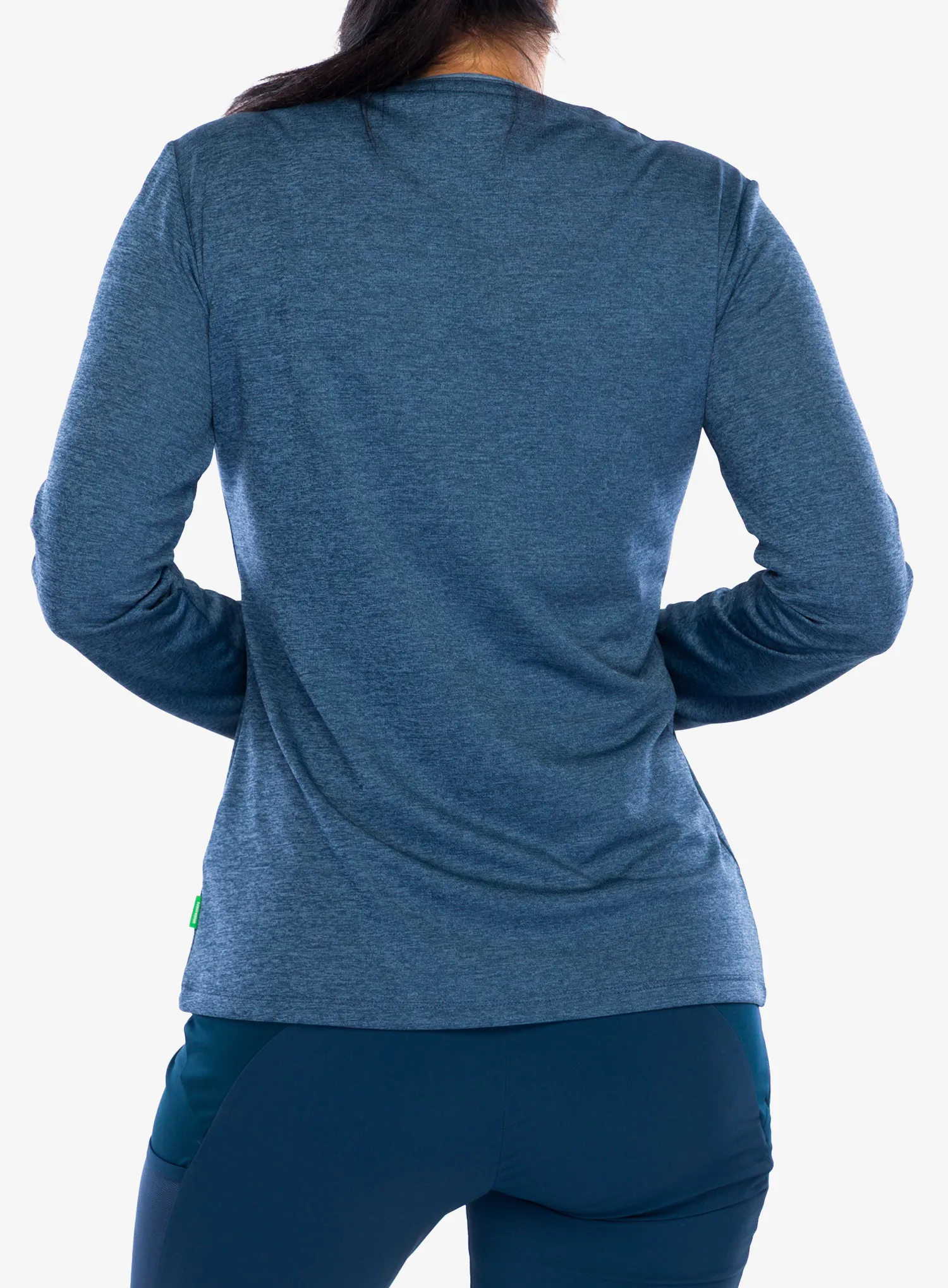 Дамски термоактивен суичър Vaude Essential LS T-Shirt - dark sea uni