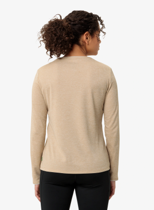 Дамски термоактивен суичър Vaude Essential LS T-Shirt - linen