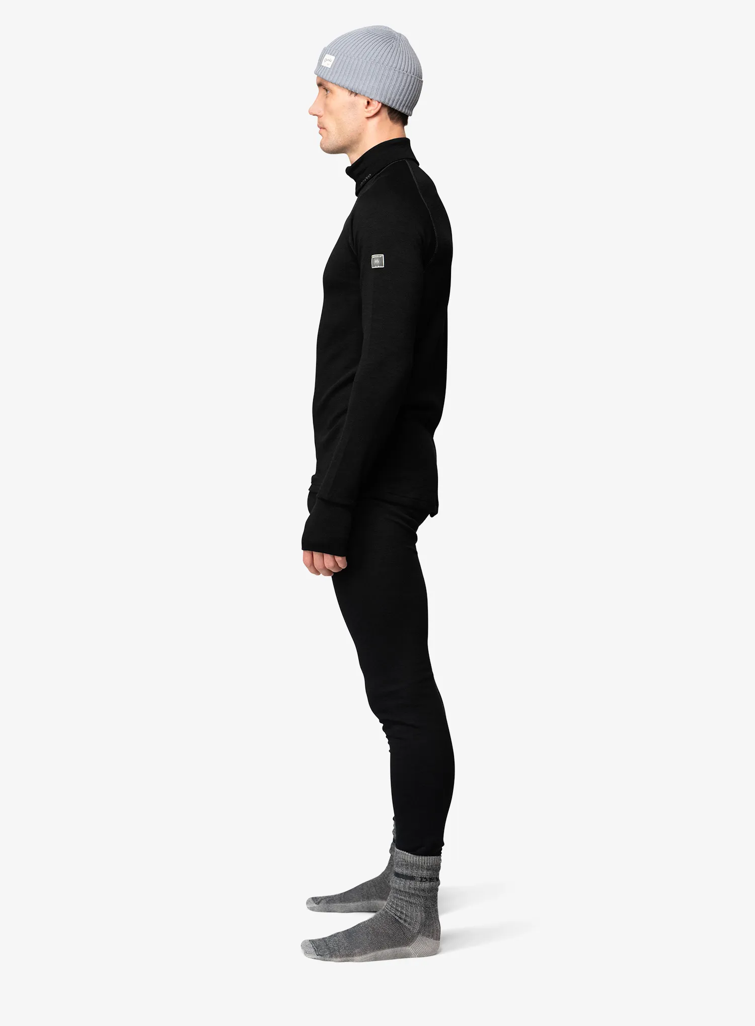 Термоактивен суичър Devold Expedition Merino 235 Z.Neck - black