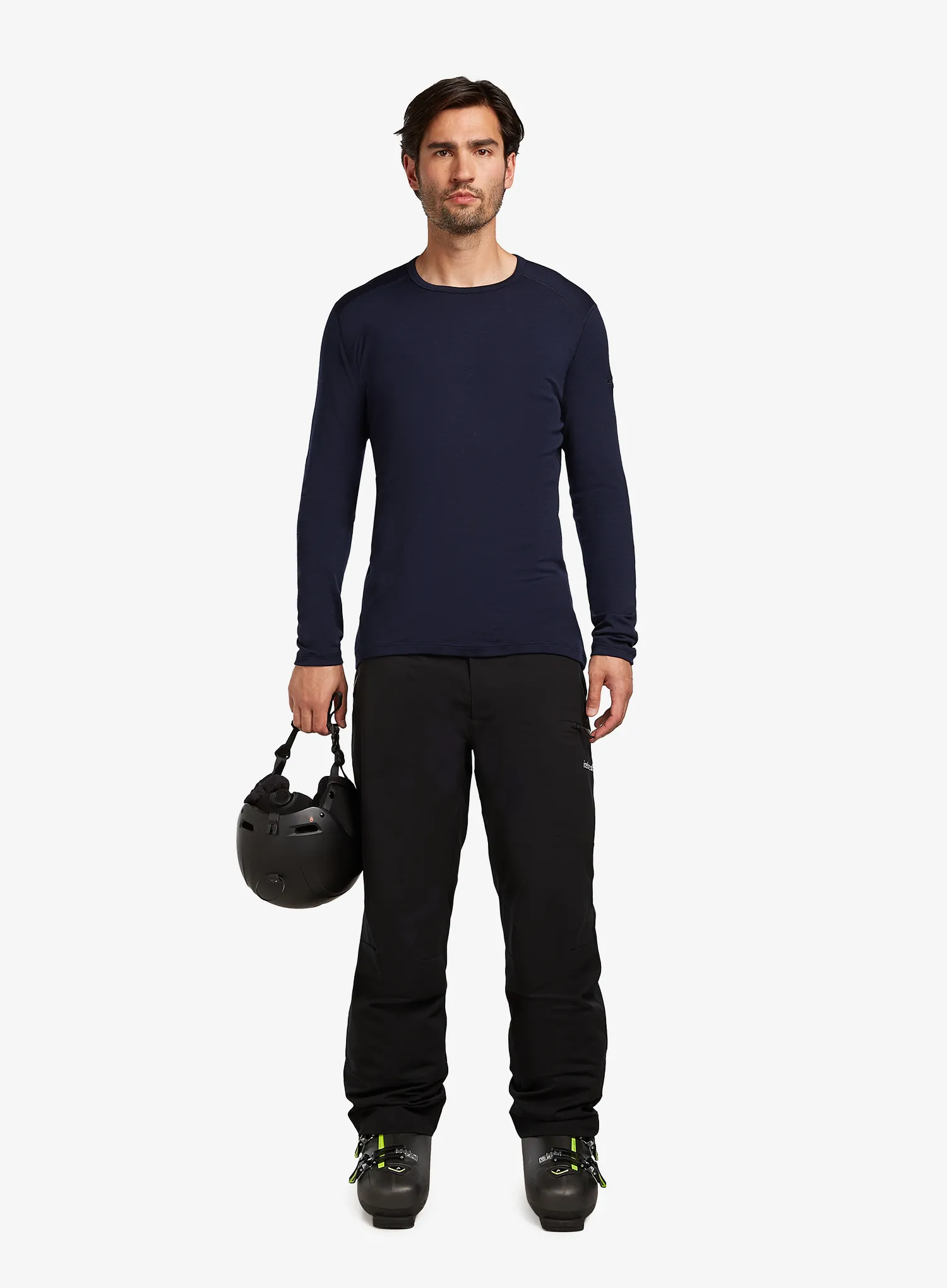 Термоактивен суичър Icebreaker 260 Tech L/S Crewe - midnight navy