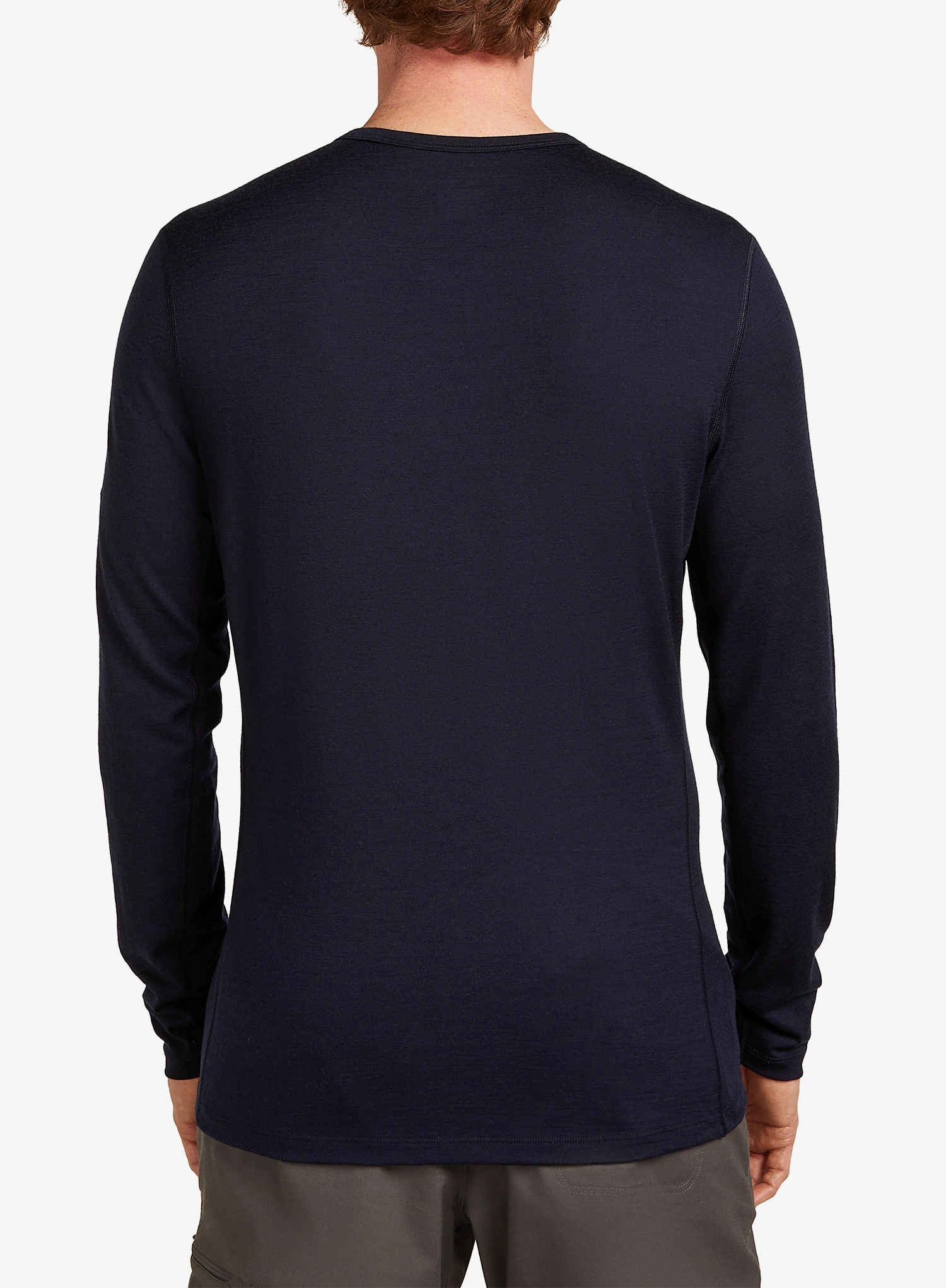 Термоактивен суичър Icebreaker Merino 200 Oasis LS Crewe Elevation Line - midnight navy