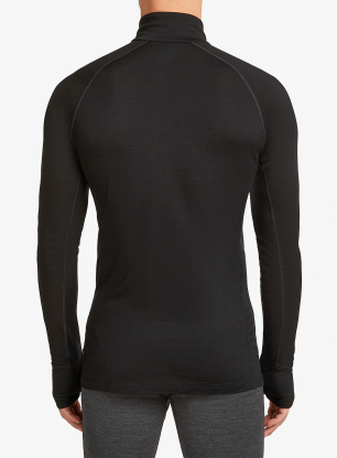 Термоактивен суичър Icebreaker Merino 200 ZoneKnit LS Half Zip - black