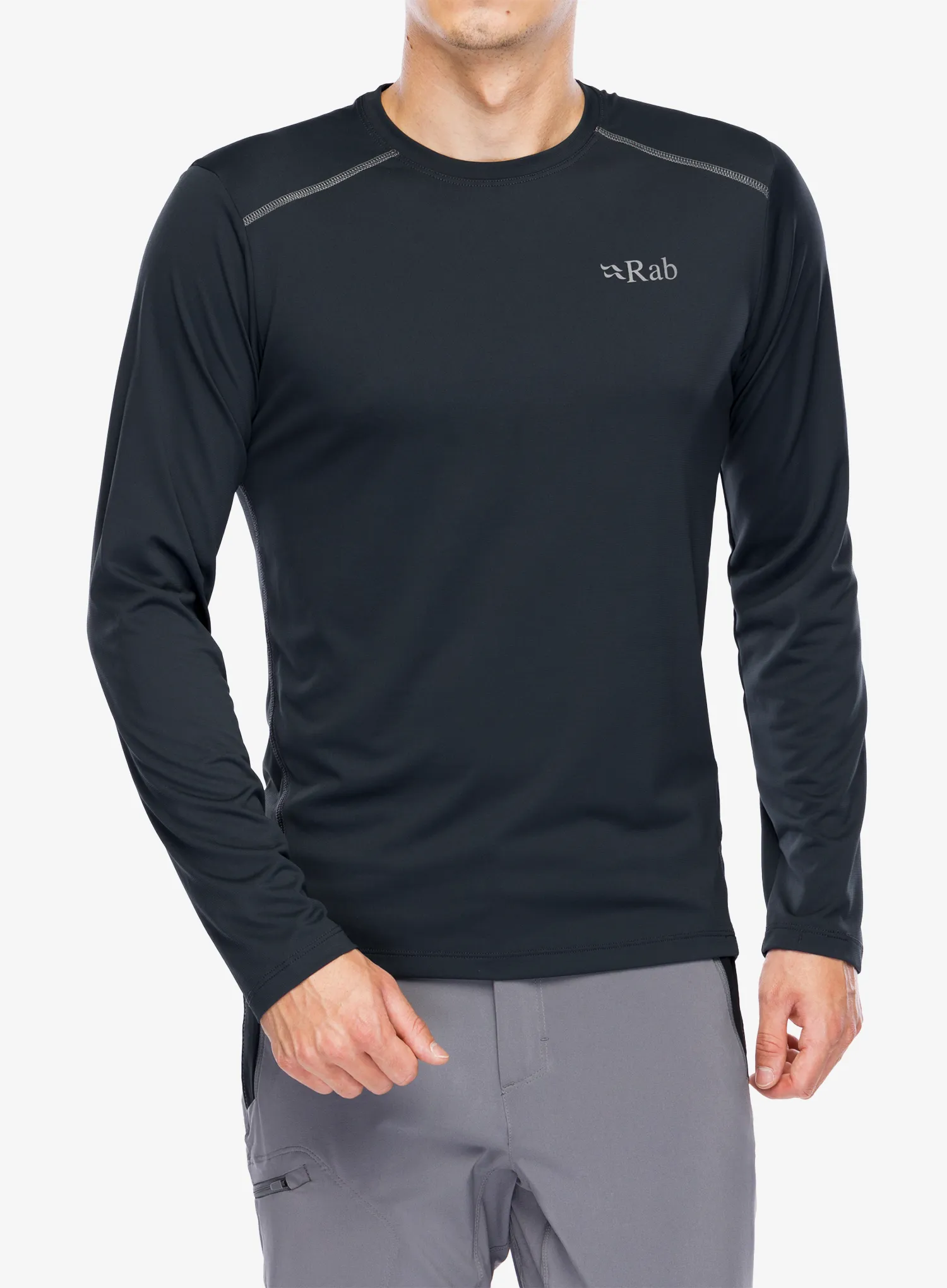Термоактивен суичър Rab Force LS Tee - beluga